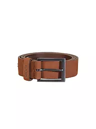 JOOP | Cintura in pelle | Marrone chiaro