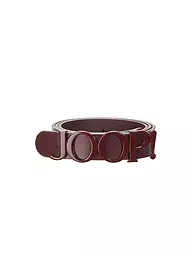 JOOP | Cintura in pelle | Rosso scuro