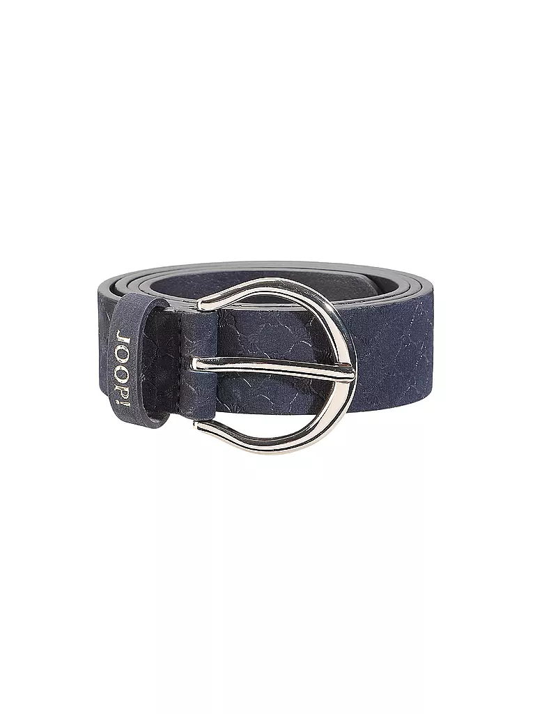 JOOP | Cintura in pelle | Blu scuro