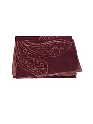 JOOP | Coperta - Plaid 150x200cm JOOP! PAISLEY Stripes Nero | Rosso scuro