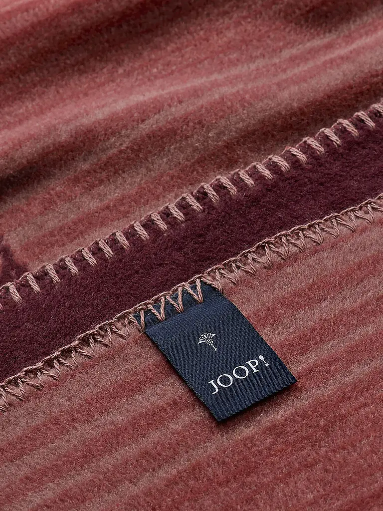 JOOP | Coperta - Plaid 150x200cm JOOP! PAISLEY Stripes Rouge | 
