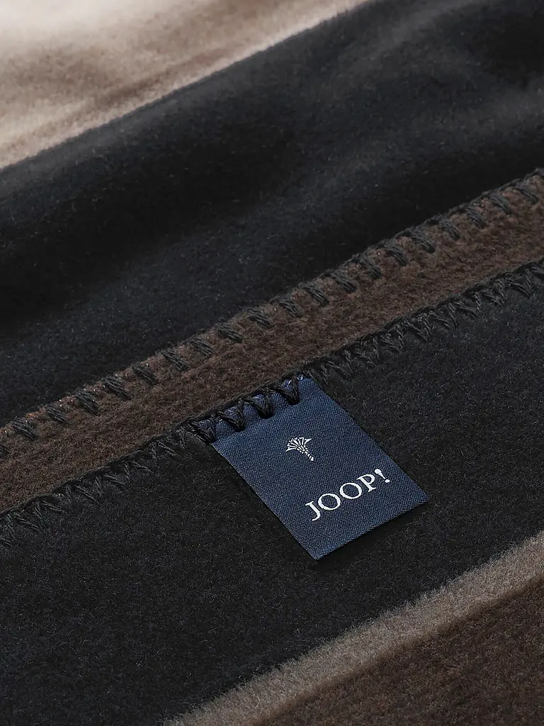 JOOP | Coperta - Plaid 150x200cm JOOP! STRIPES Nero | Nero