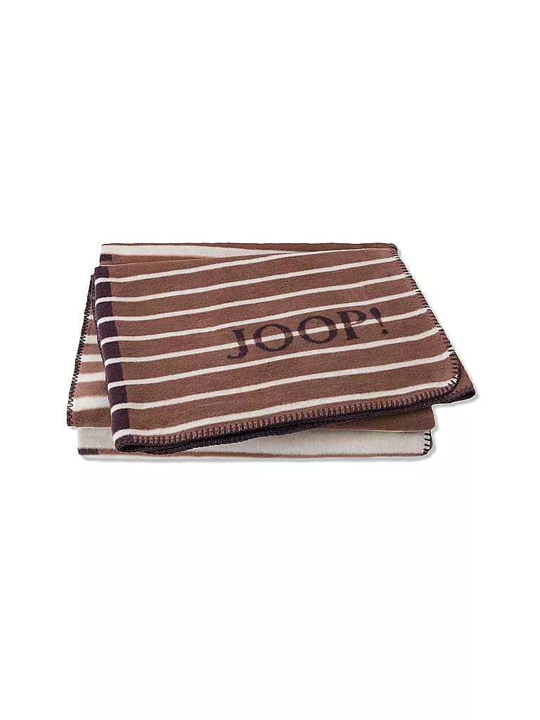 JOOP | Coperta per la casa 150x200cm DIVIDED Caramello | Cammello