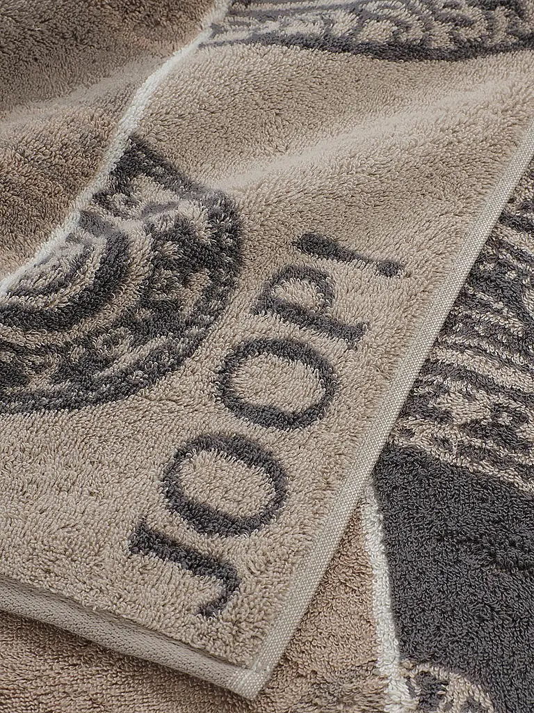 JOOP | Duschtuch  80x150cm CONTOUR PAISLY Taupe | Cammello