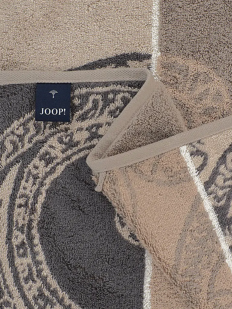 JOOP | Duschtuch  80x150cm CONTOUR PAISLY Taupe | Cammello
