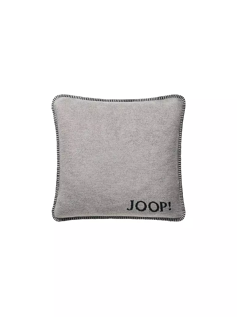 JOOP | Federa per cuscino "Uni Doubleface" 50x50cm (Cenere-Antracite) | Grigio