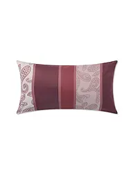 JOOP | Federa per cuscino in raso 40x80 cm PAISLEY STRIPES rosso scuro | Rosso scuro