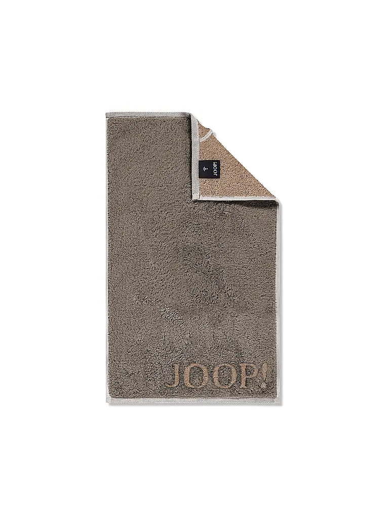 JOOP | Gästetuch 30x50cm CONTOUR DOUBLFACE Taupe | Cammello