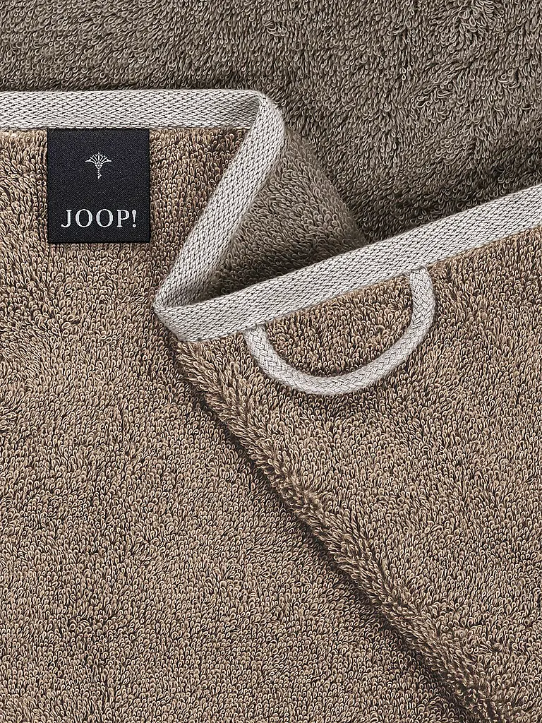JOOP | Gästetuch 30x50cm CONTOUR DOUBLFACE Taupe | Cammello