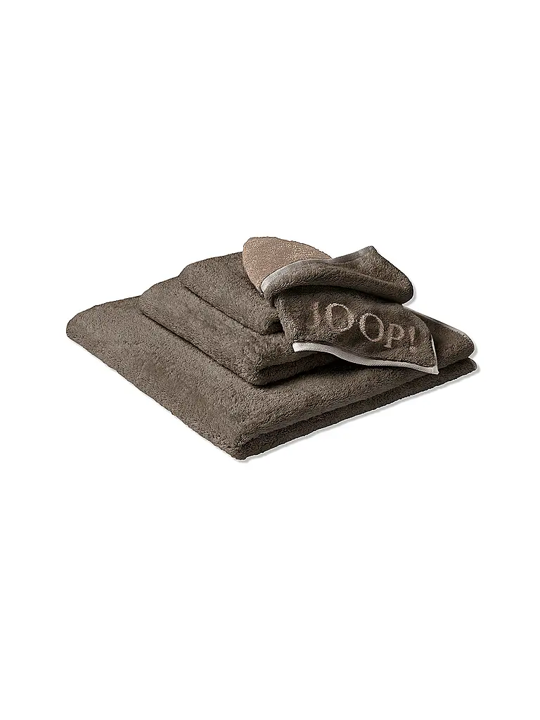 JOOP | Gästetuch 30x50cm CONTOUR DOUBLFACE Taupe | Cammello