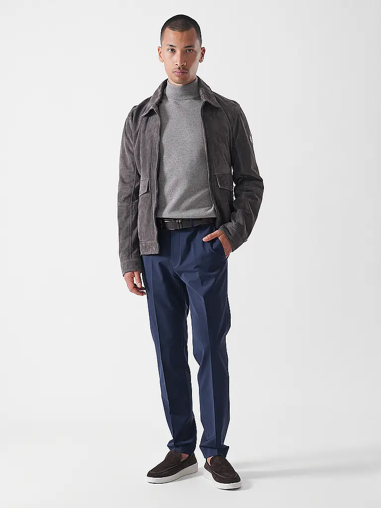 JOOP | Giacca in pelle | Grigio