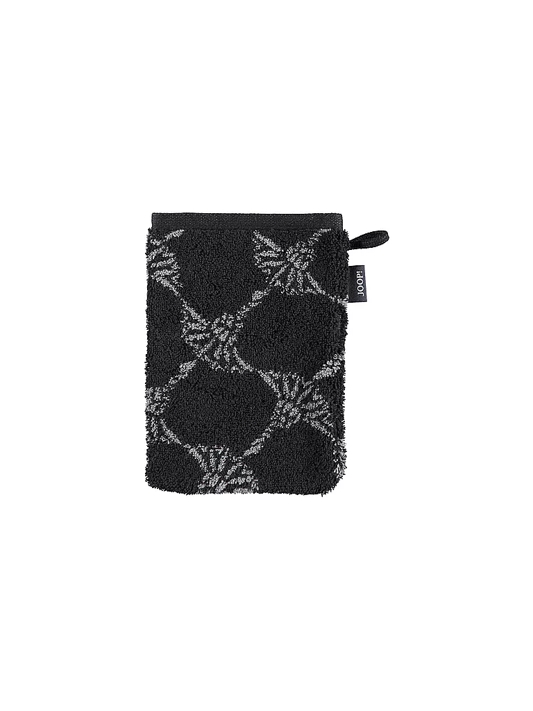 JOOP | Guanto da bagno Cornflower 16x22cm Nero | Nero