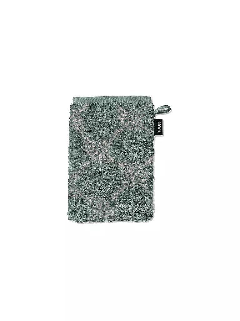 JOOP | Guanto da bagno Cornflower 16x22cm Pino | Verde chiaro