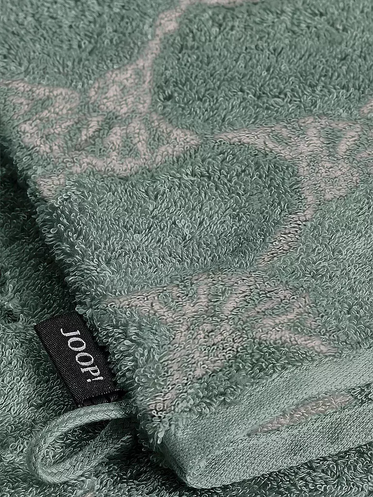 JOOP | Guanto da bagno Cornflower 16x22cm Pino | Verde chiaro