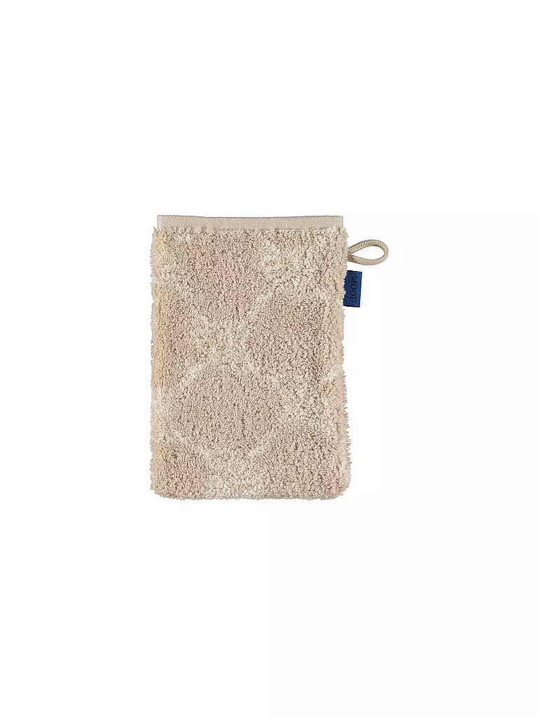 JOOP | Guanto da bagno Cornflower 16x22cm Sabbia | Beige