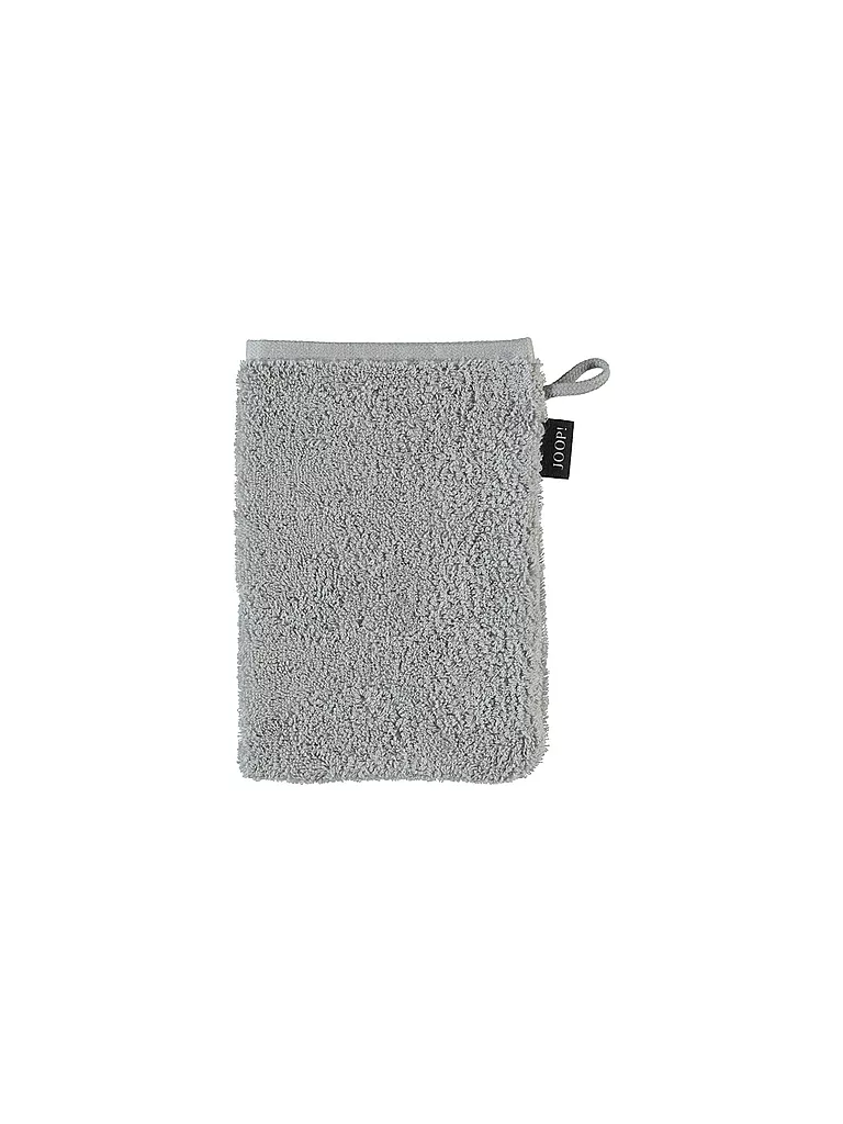 JOOP | Guanto da bagno doubleface 16x22cm argento | Grigio
