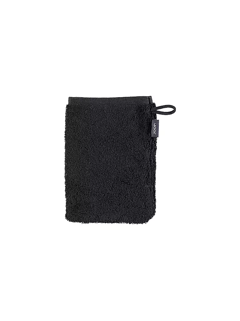 JOOP | Guanto da bagno doubleface 16x22cm nero | Nero