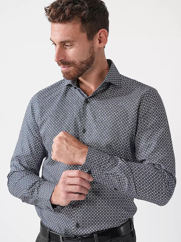 JOOP | Hemd Slim Fit | Blu scuro