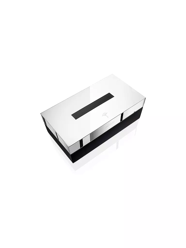 JOOP | Kleenexbox Chromeline Black 23x12cm | Nero
