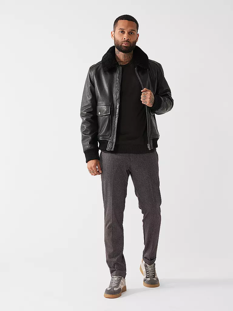 JOOP | Lederjacke AVIATOR AVIA | Nero