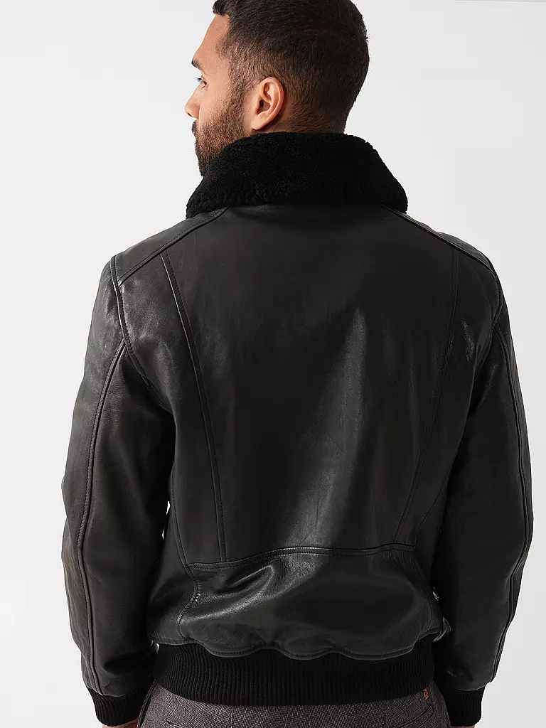 JOOP | Lederjacke AVIATOR AVIA | Nero