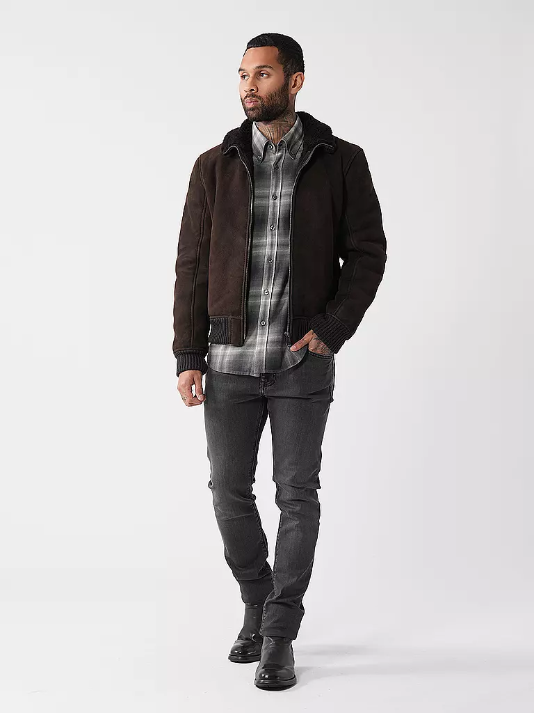 JOOP | Lederjacke RAZOR | Marrone