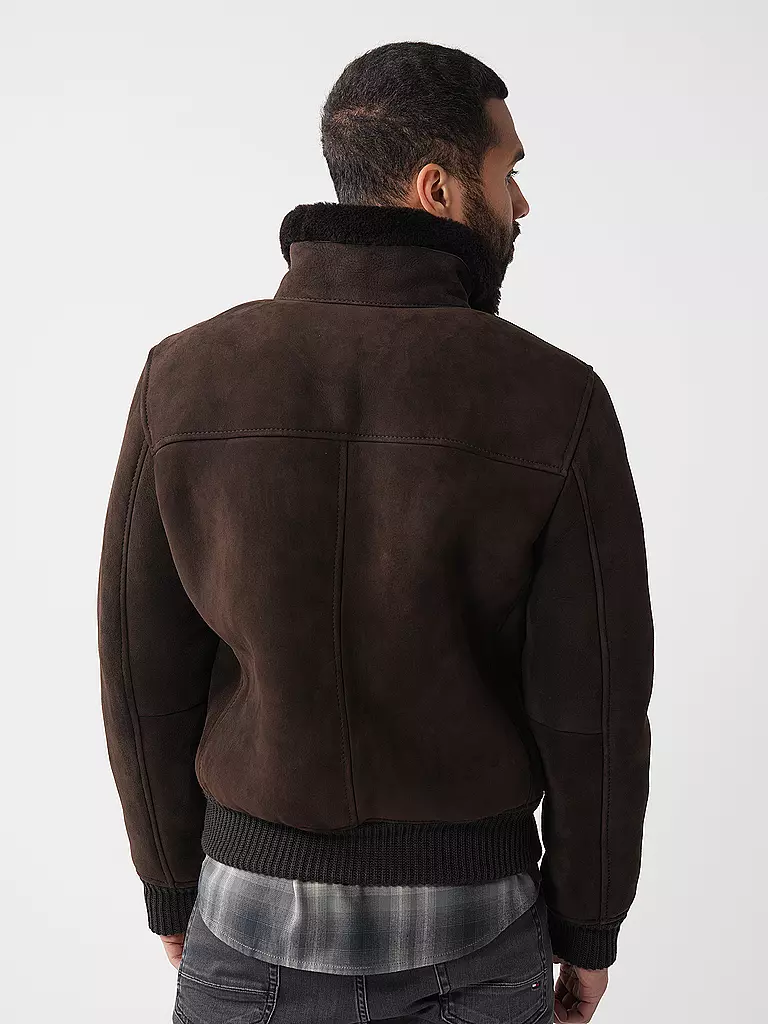 JOOP | Lederjacke RAZOR | Marrone