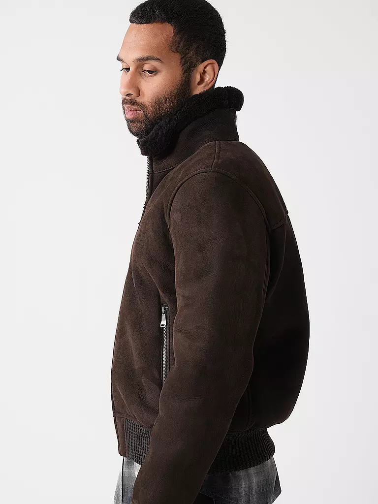 JOOP | Lederjacke RAZOR | Marrone