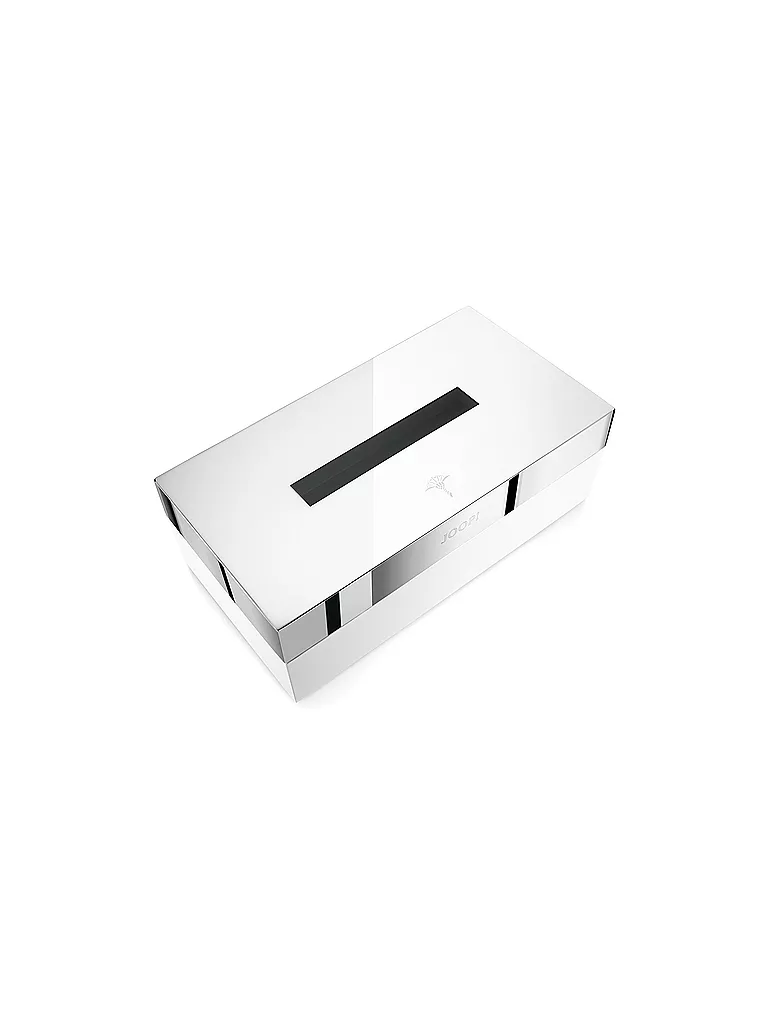 JOOP | Porta Kleenex Chromeline 23x12 cm | Argento
