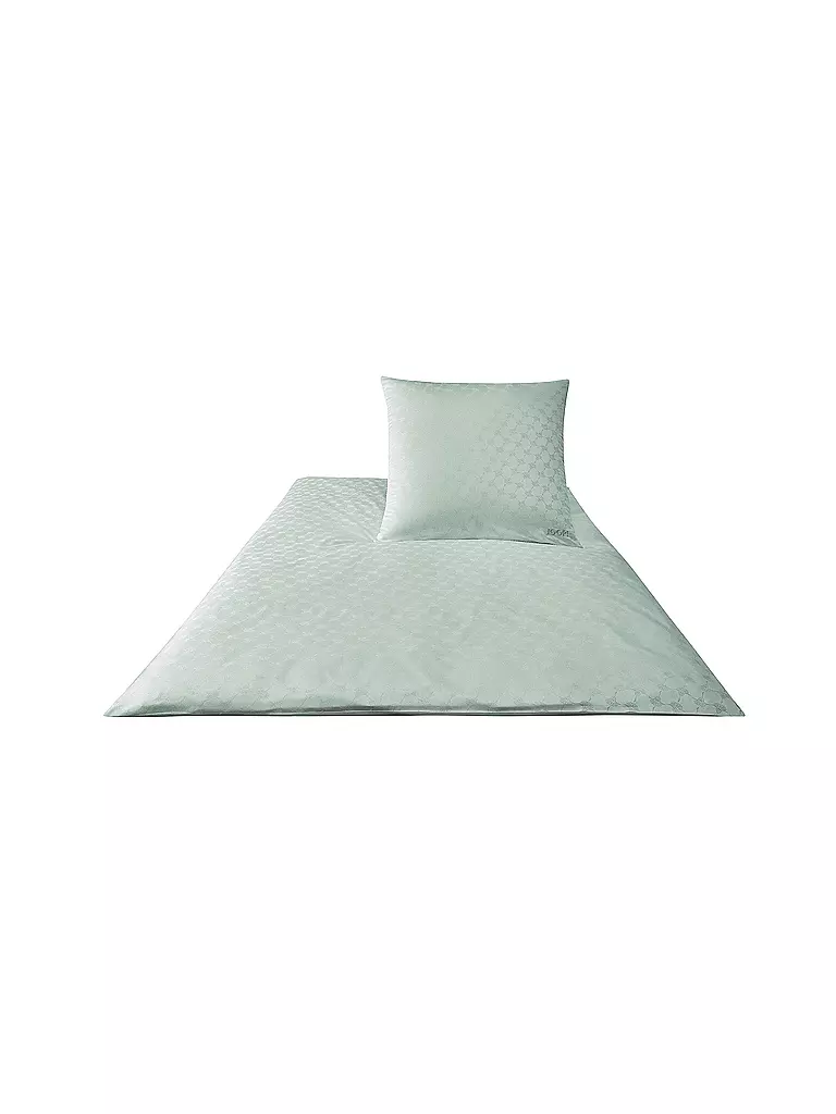 JOOP | Satin Bettwäsche Cornflower 70x90cm / 140x220cm Silber | Argento