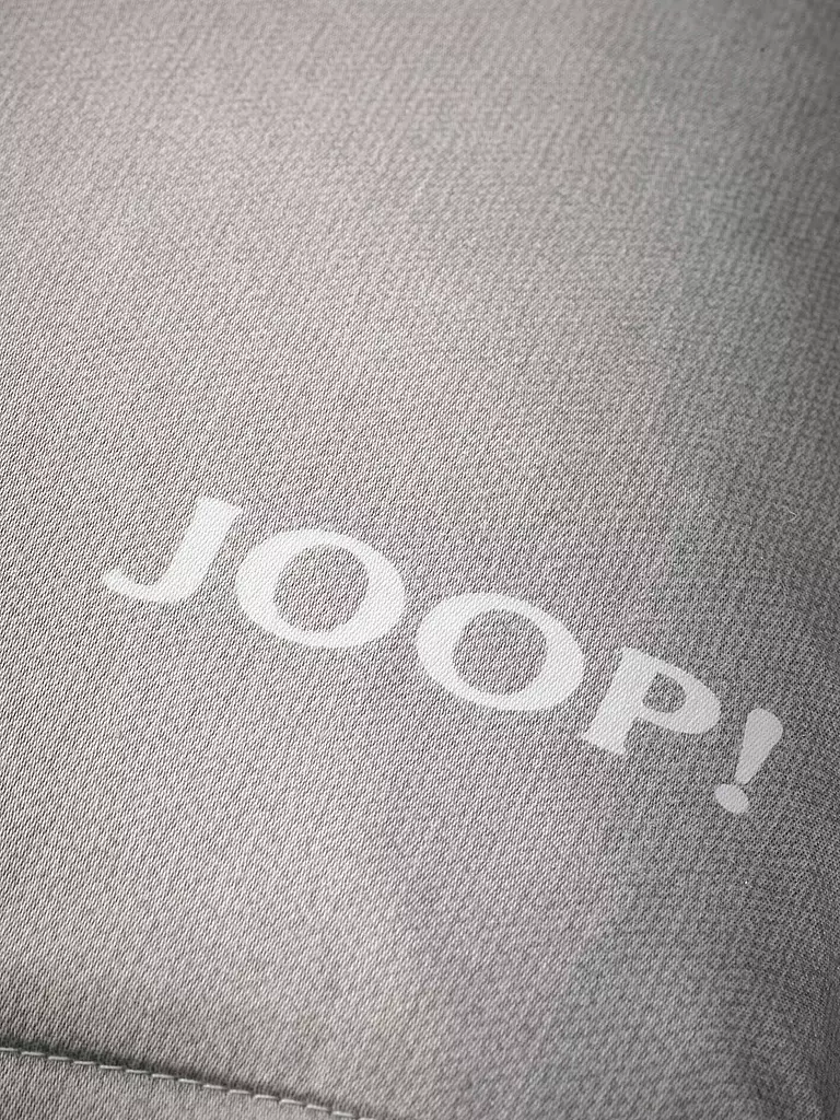JOOP | Satin Bettwäsche Cornflower Stripes 70x90cm / 140x220cm Deep Coal | Grigio