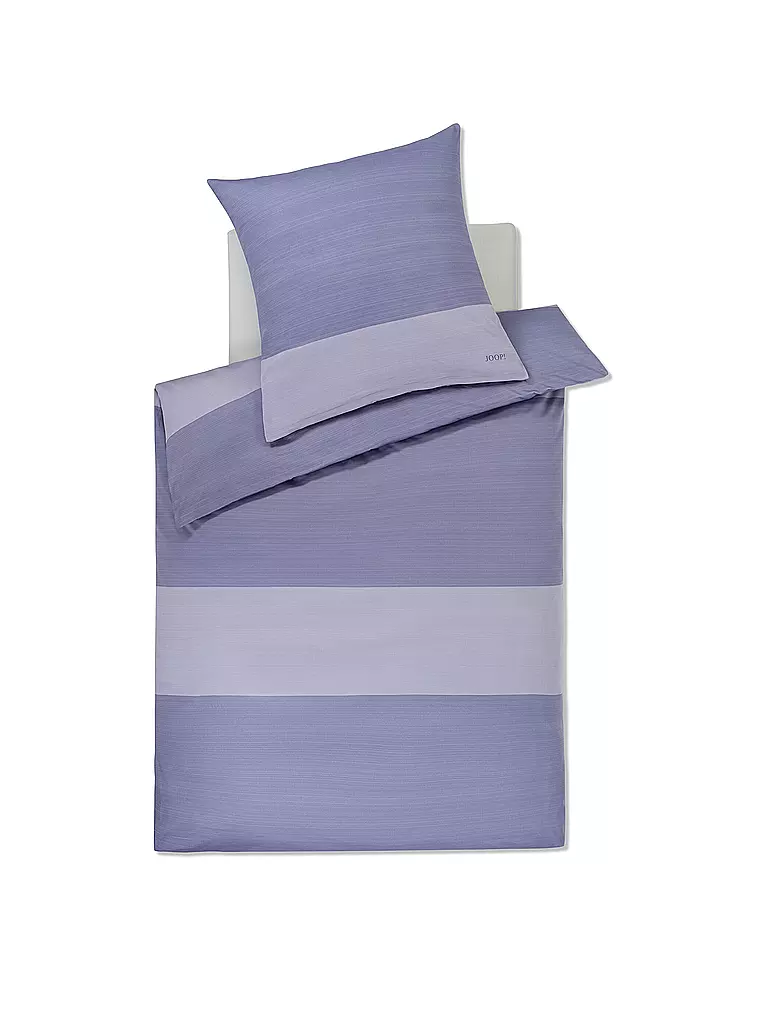 JOOP | Satin Bettwäsche SPLIT 70x90cm / 140x200cm Ocean | Blu chiaro