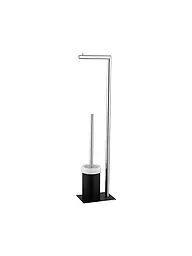JOOP | Combinazione WC con portarotolo (autoportante) 70 cm | Nero