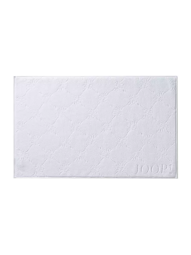 JOOP | Tappetino da bagno "Cornflower Uni" 50x80cm (Bianco) | Bianco