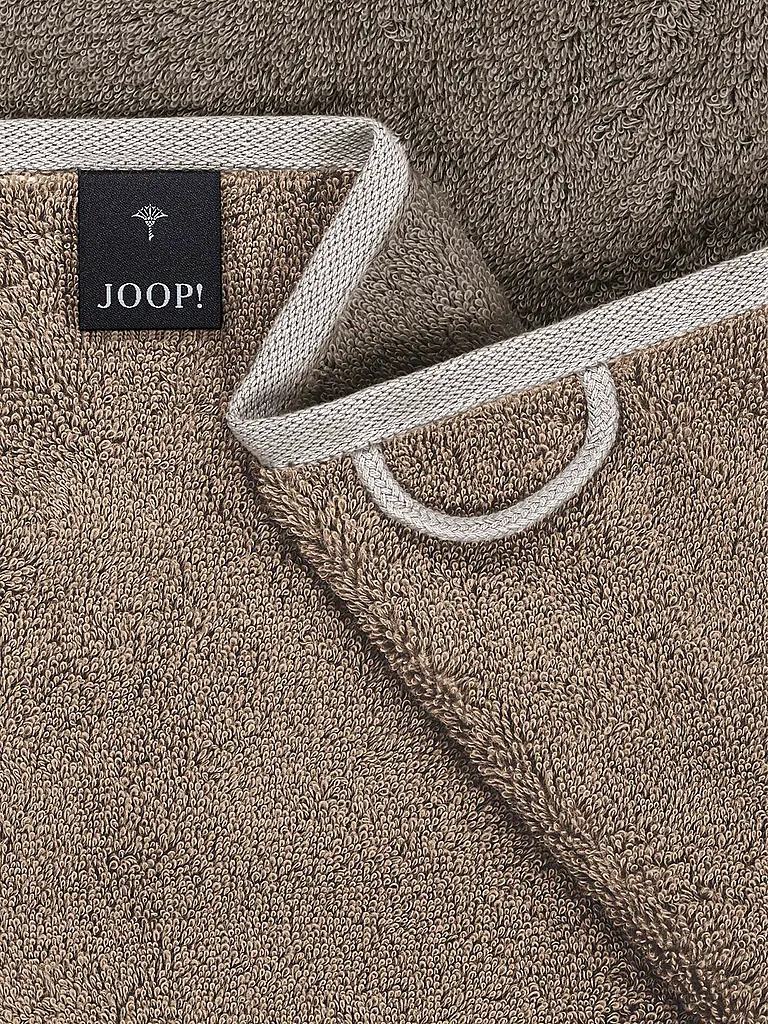 JOOP | Telo doccia 80x150cm CONTOUR DOUBLFACE Taupe | Cammello