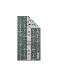 JOOP | Telo doccia 80x150cm DIVIDED CORNFLOWER Naturale | Verde scuro