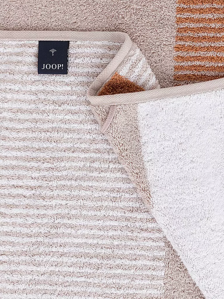 JOOP | Telo doccia 80x150cm DIVIDED SQUARES Natur | Beige