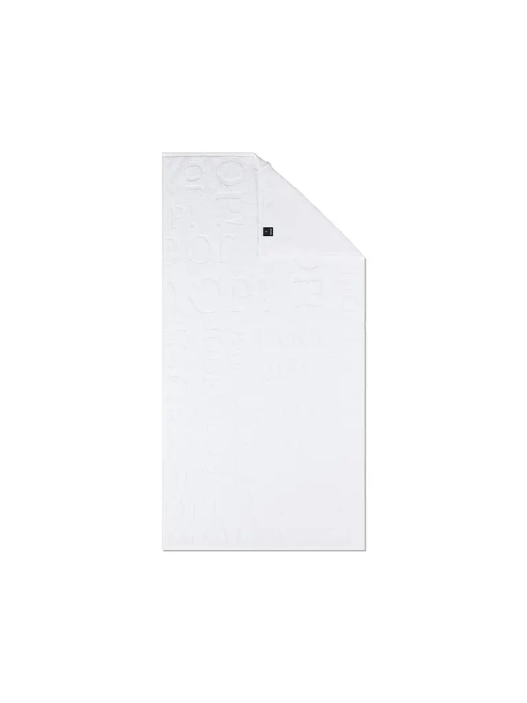 JOOP | Telo doccia 80x150cm STUDIO REPEAT Bianco | Bianco