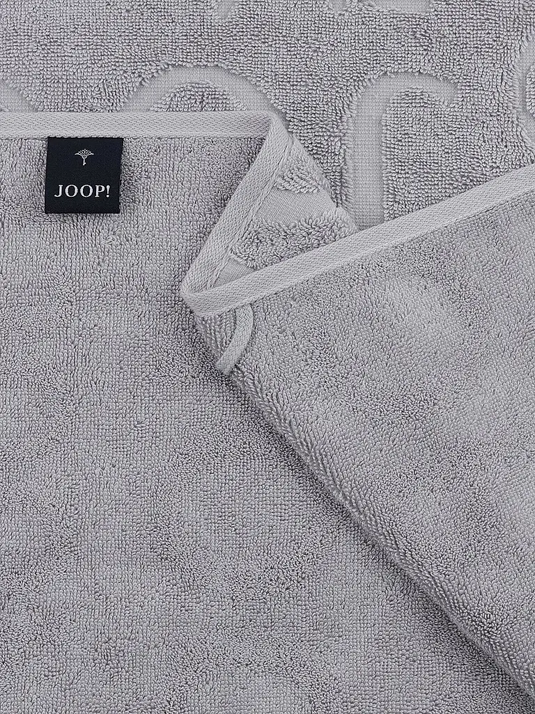 JOOP | Telo doccia 80x150cm STUDIO REPEAT Platino | Grigio chiaro