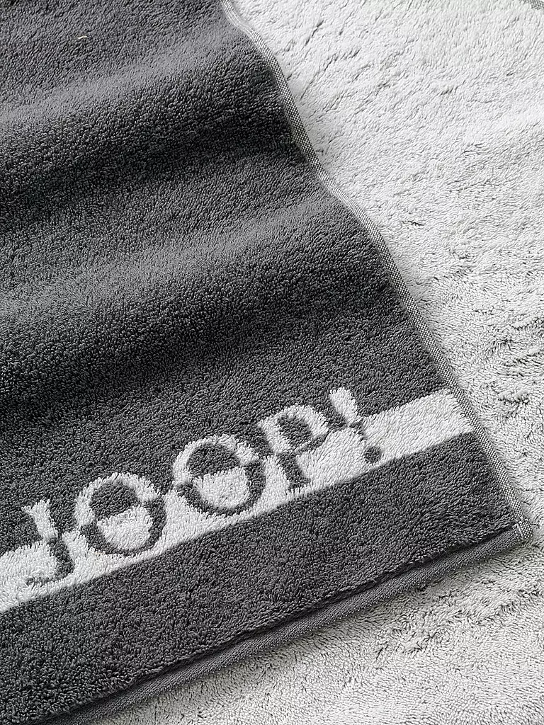 JOOP | Telo doccia SPLIT DOUBLEFACE 80x150cm Pietra | Grigio