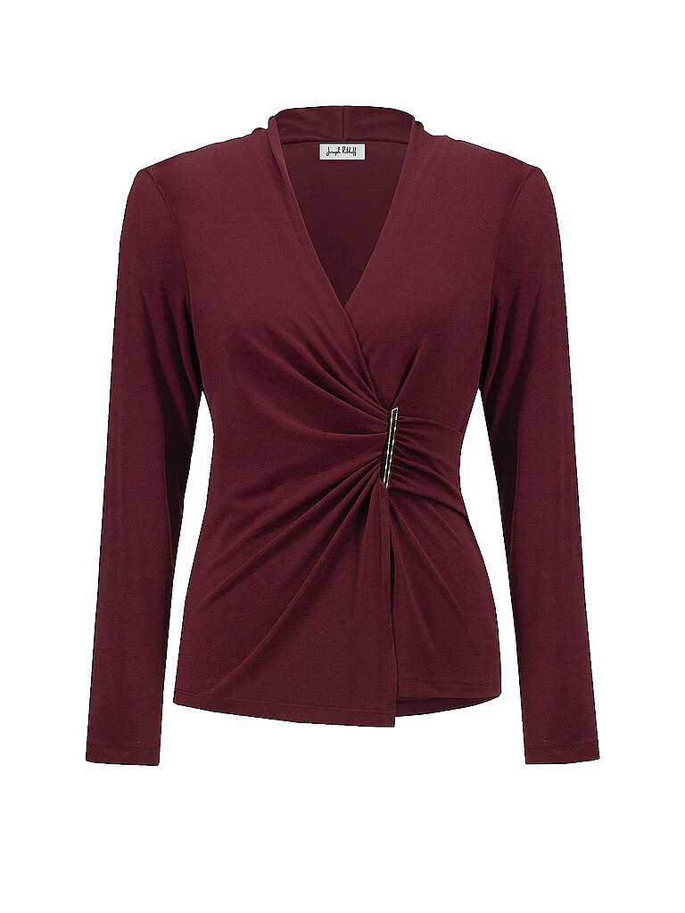 Langarmshirt rosso scuro 42