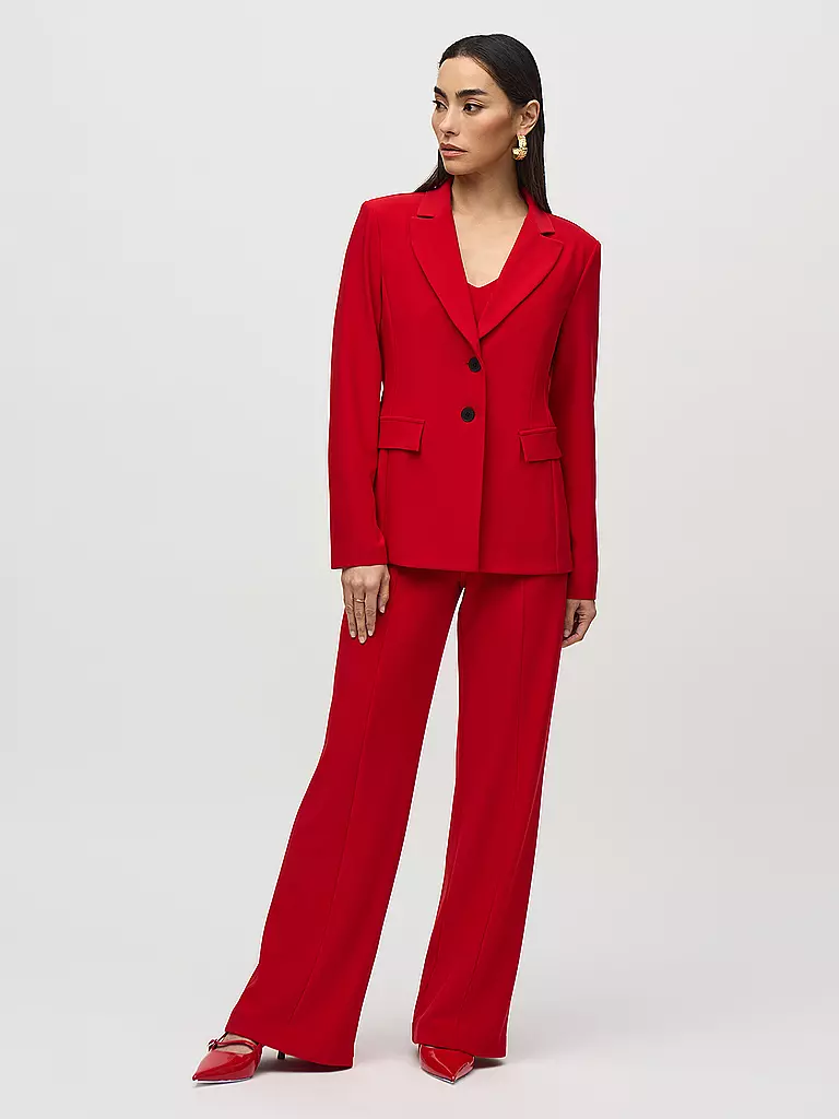 JOSEPH RIBKOFF | Blazer in Lederoptik  | Rosso