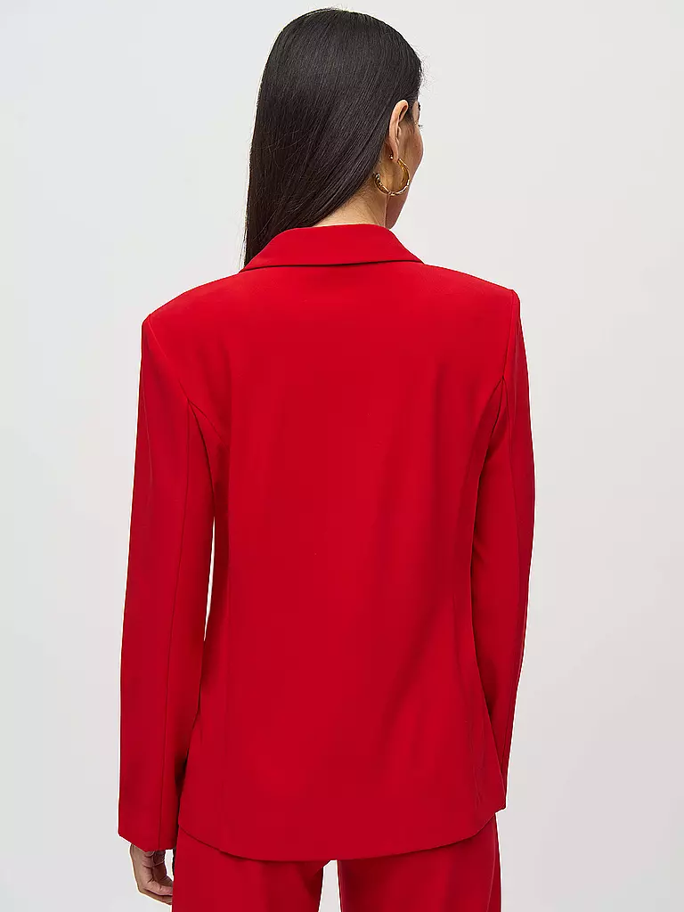 JOSEPH RIBKOFF | Blazer in Lederoptik  | Rosso