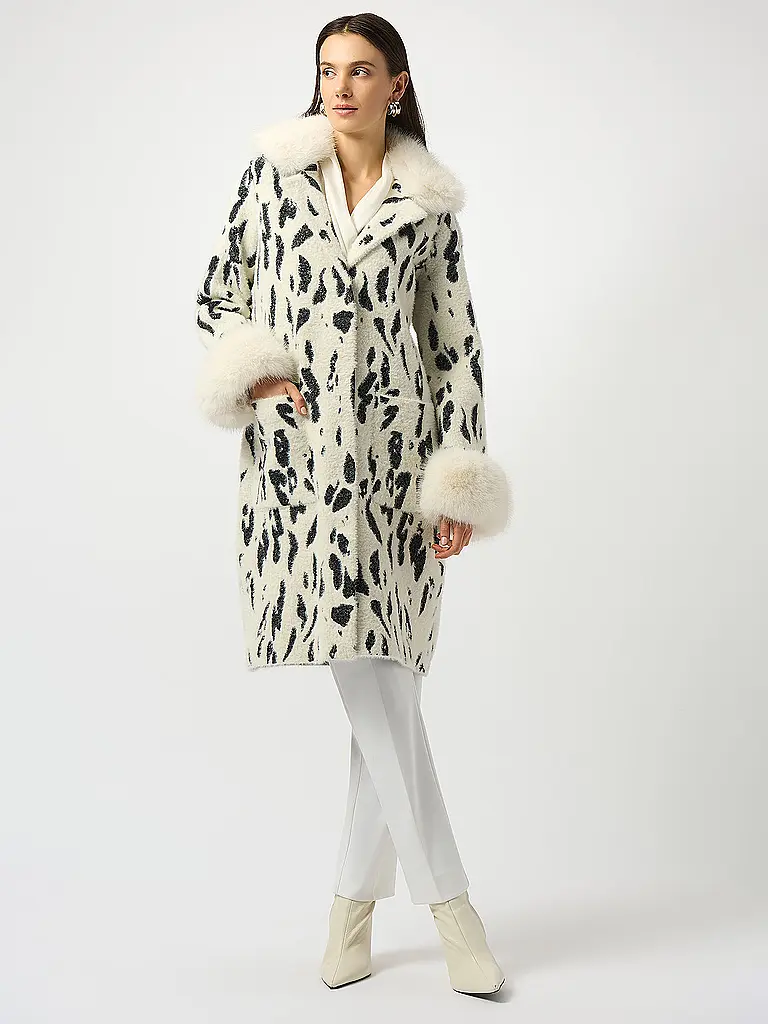 JOSEPH RIBKOFF | Cappotto in pelliccia sintetica | Crema