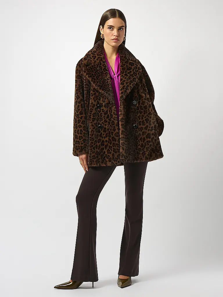 JOSEPH RIBKOFF | Cappotto in pelliccia sintetica | Nero