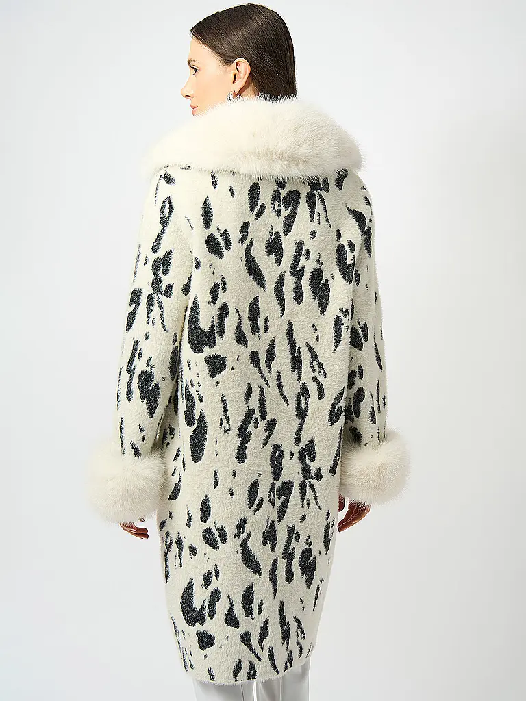 JOSEPH RIBKOFF | Cappotto in pelliccia sintetica | Crema