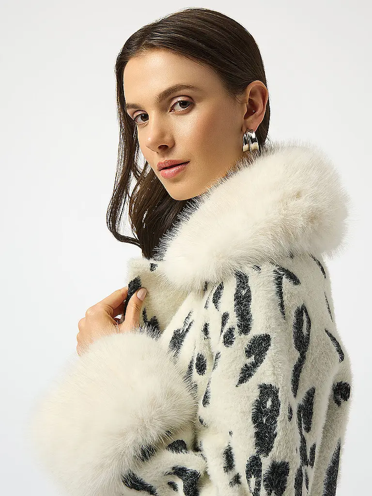 JOSEPH RIBKOFF | Cappotto in pelliccia sintetica | Crema