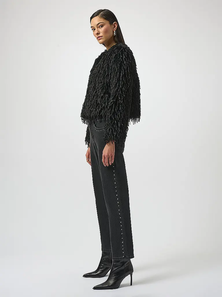 JOSEPH RIBKOFF | Giacca in pelliccia sintetica | Nero