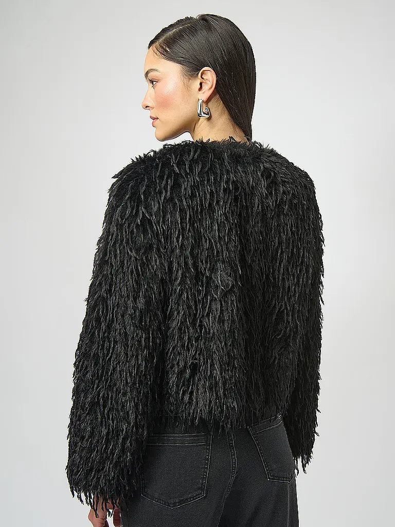 JOSEPH RIBKOFF | Giacca in pelliccia sintetica | Nero