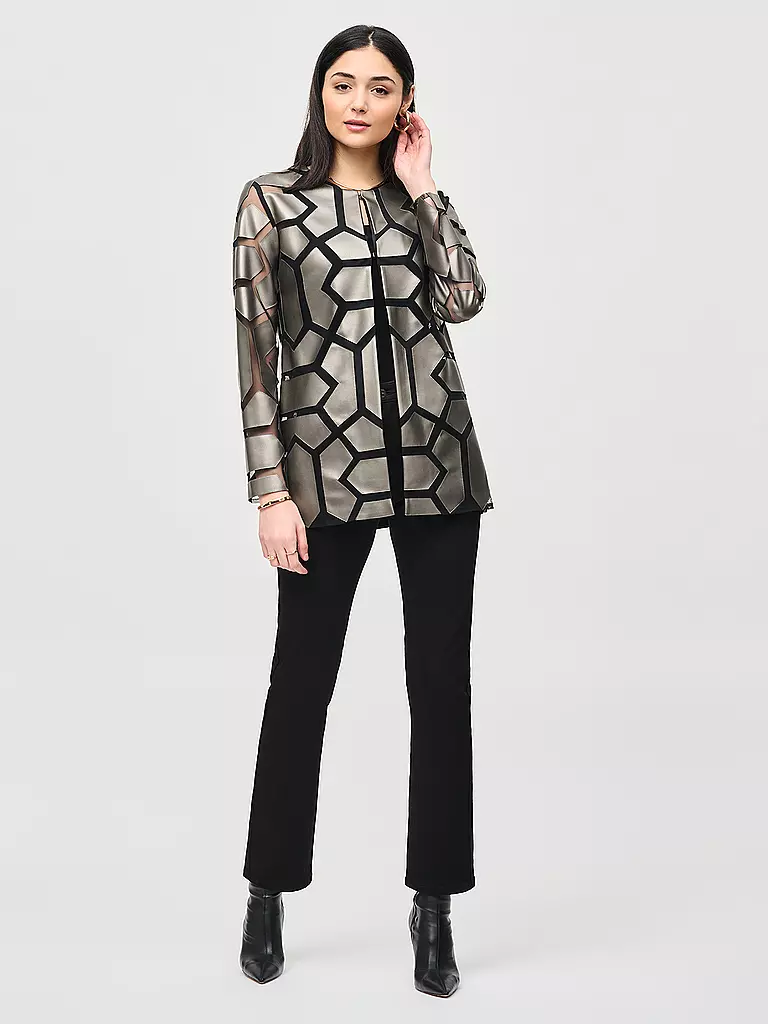 JOSEPH RIBKOFF | Jäckchen in Lederoptik | Argento